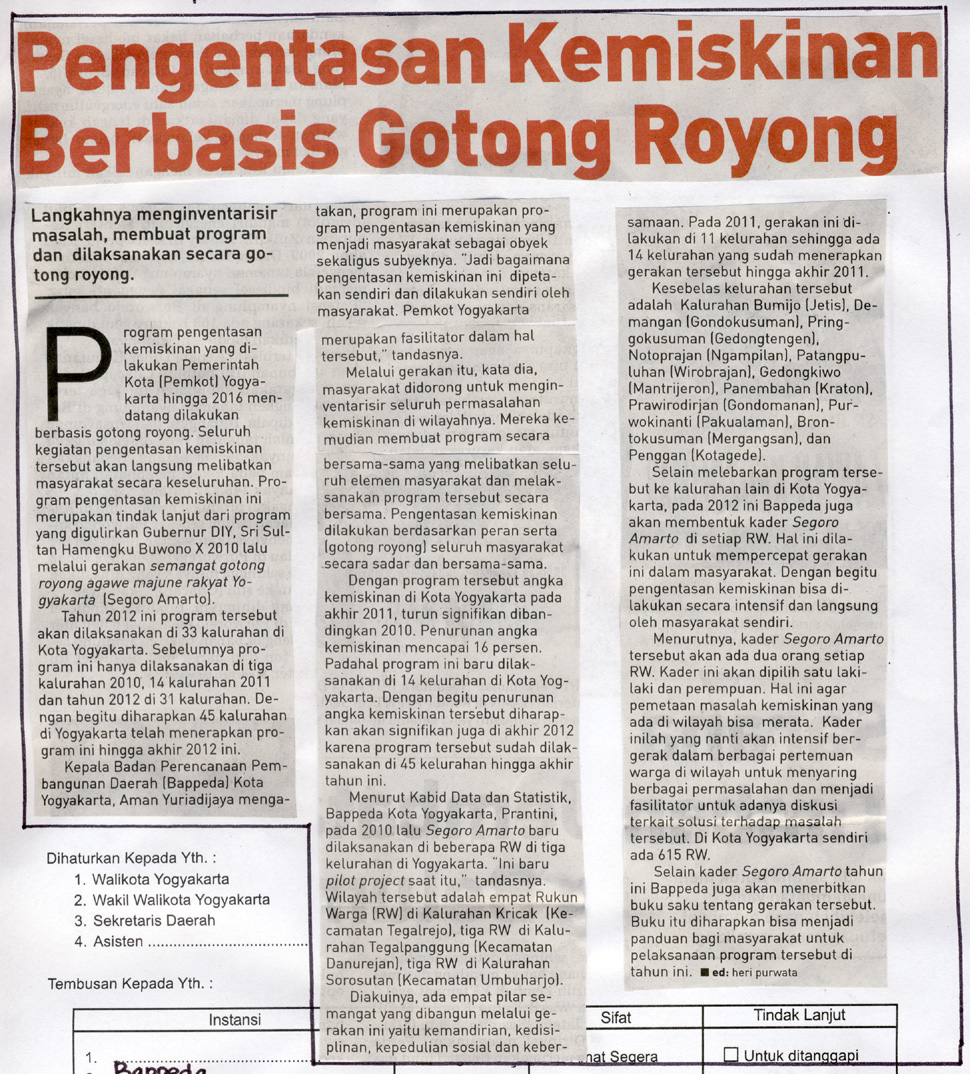 Kliping jogja terbaru